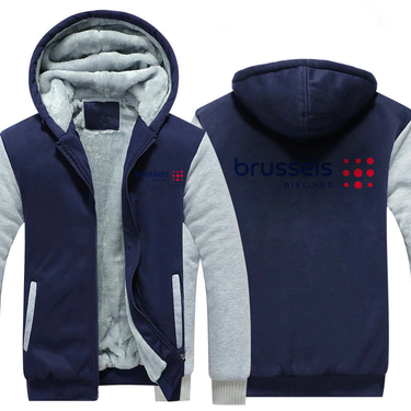 BRUSSELS AIRLINES JACKETS FLEECE SWEATSHIRT